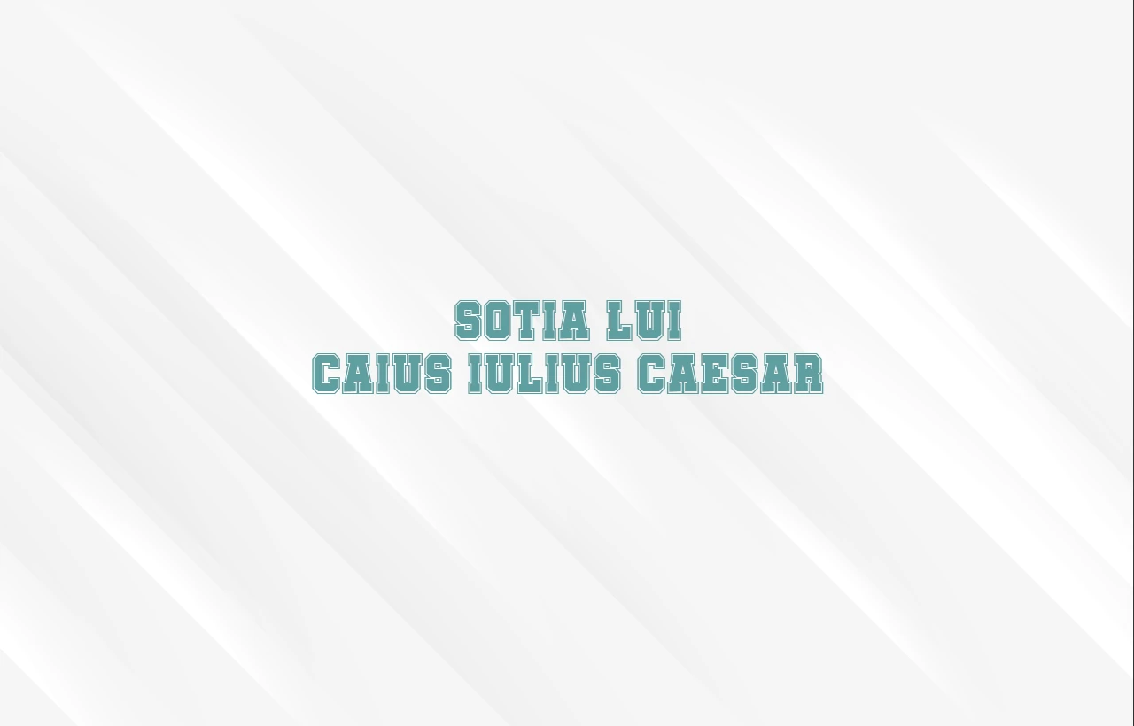 caius iulius caesar sotie