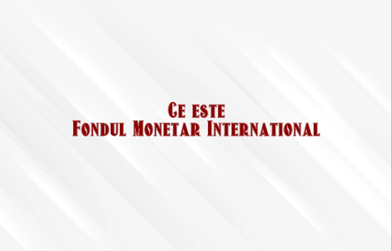 fondul monetar international